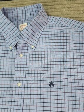 Brooks Brothers Madison XL Non Iron Stretch  Dress Shirt  Mens EUC Oxford